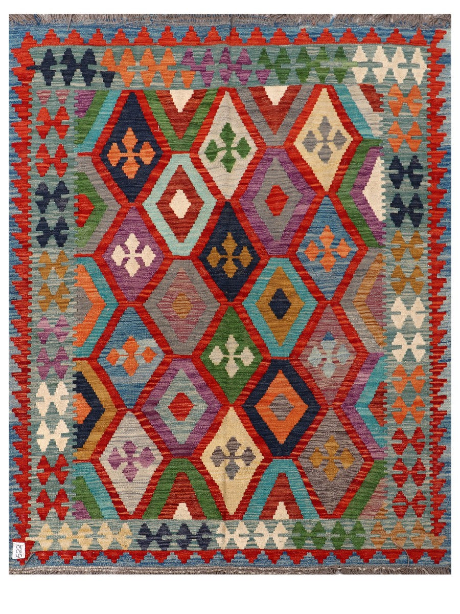 Maimana Afghanistan Kilim Rug - 190 x150 cm