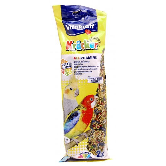 Vitakraft Kräcker Multivitamin - Cockatiel - Case of 5