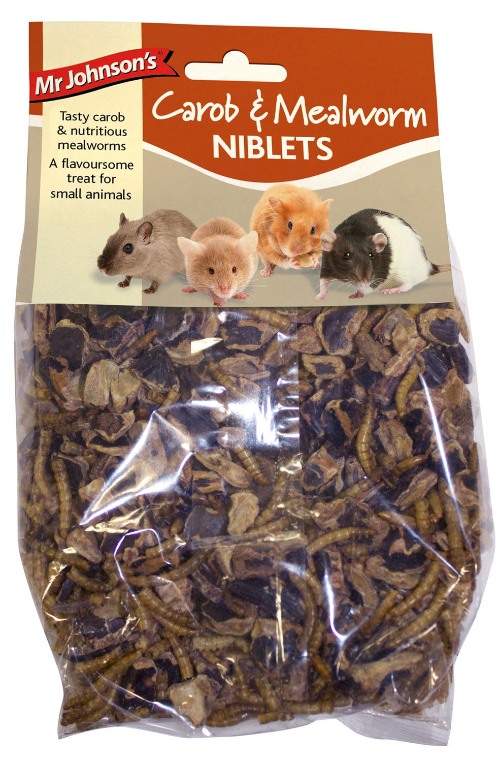 Mr Johnsons Carob and Mealworm Niblets 150g - Case of 6
