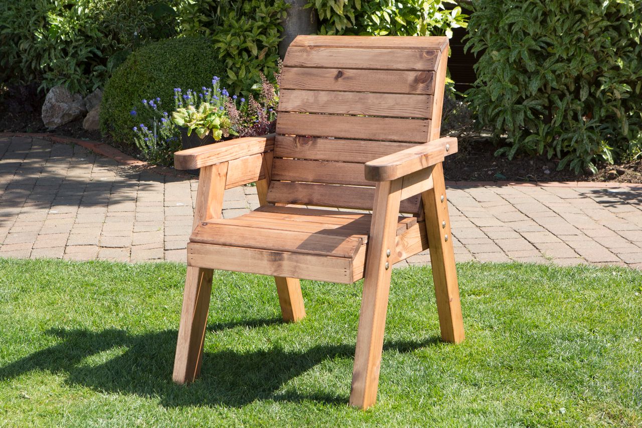 Charles Taylor Trading Traditional Chair Boxed Brown