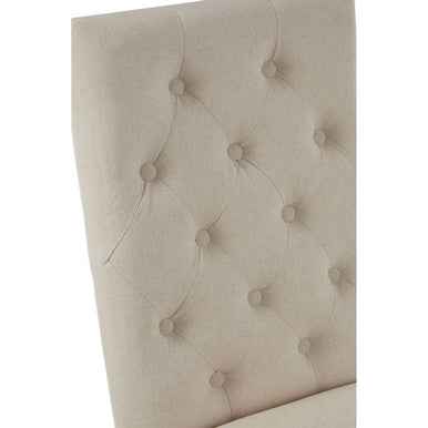 Lyon Beige Linen Dining Chair