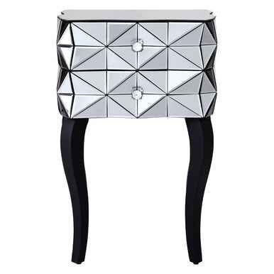 Soho 2 Drawer Bed Side Table in 3D effect