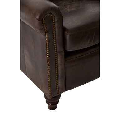 Victor Dark Grey Scroll Armchair