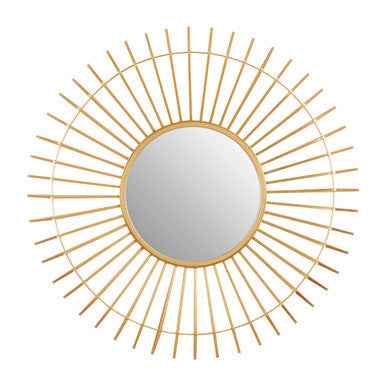 Beauly Round Gold Wall Mirror