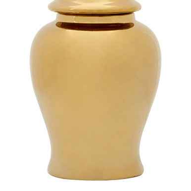 Kensington Townhouse Small Gold Ceramic Jar