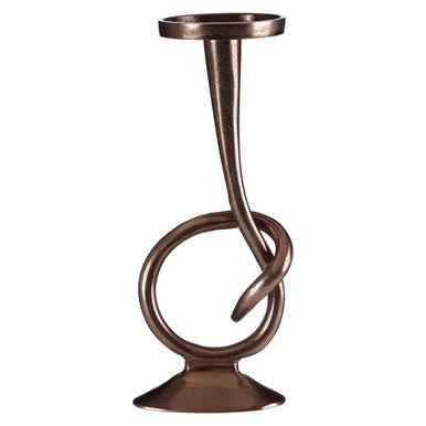 Kensington Townhouse Twist Bronze Candle Holder