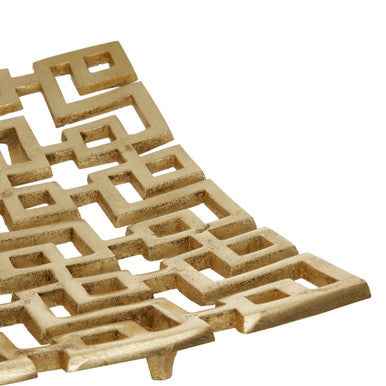 Delphi Small Gold Finish Plate