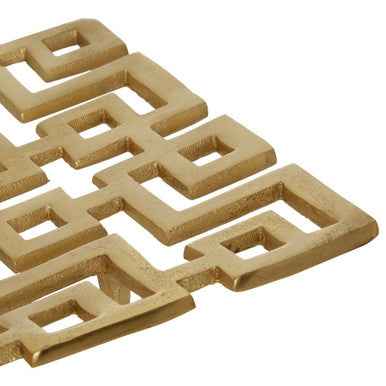 Delphi Large Gold Finish Plate