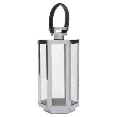 Herber Small Silver Finish Lantern