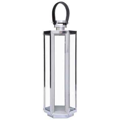Herber Medium Silver Finish Lantern