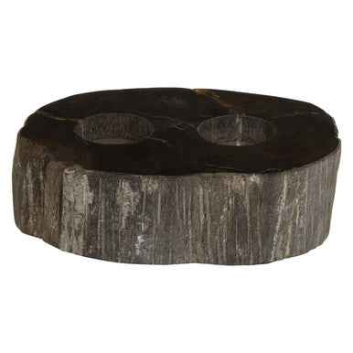 Relic Petrified Wood 2 Tealight Holder