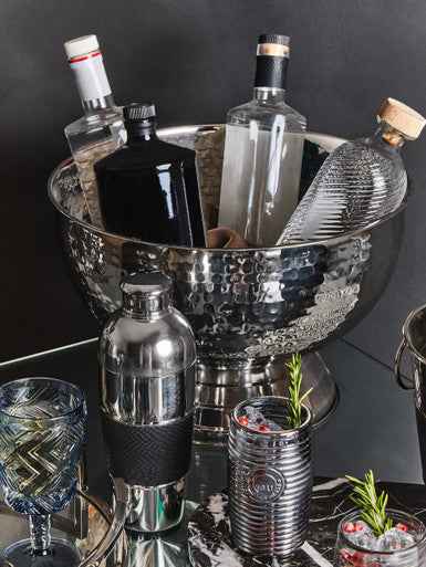 Ankara Silver Hammered Champagne Bowl