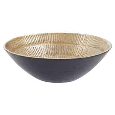 Deomali Small Two Toned Black And Gold Finish Bowl