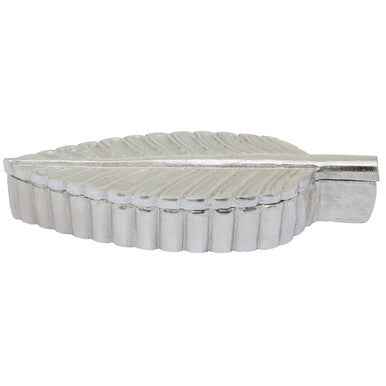 Prato Silver Finish Plume Box