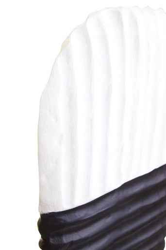 Fidel Black and White Mango Wood Oblong Sculpture