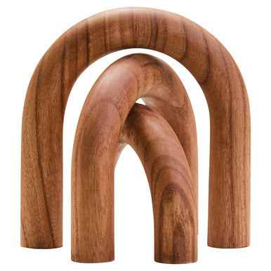 Cato Natural Wood Arch Sculpture