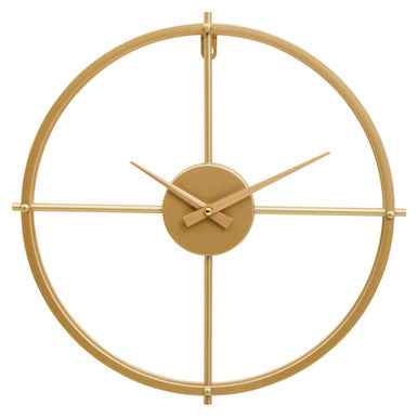 Kent Small Gold Finish Wall Clock