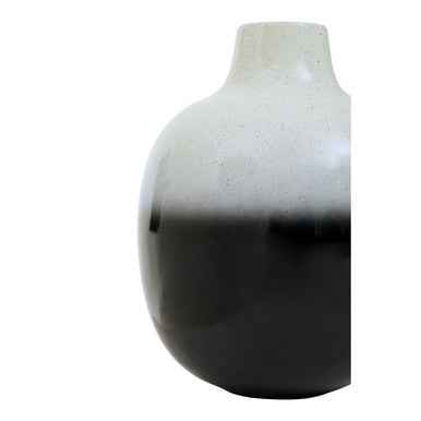Ramus Large Black And White Ombre Vase
