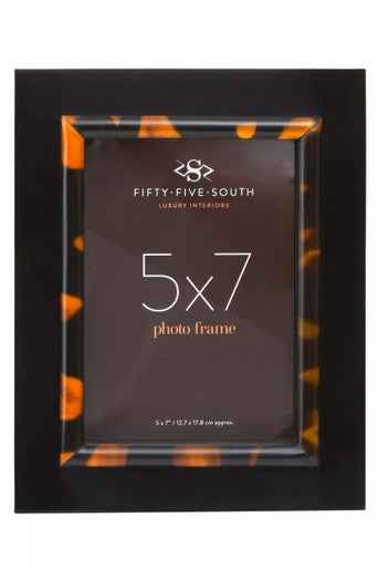 Roma 5 x 7 Inch Tortoise Shell Photo Frame