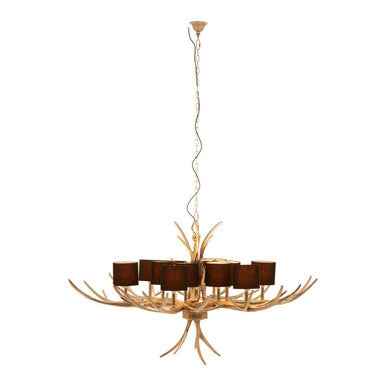 12 Shade Large Antler Chandelier