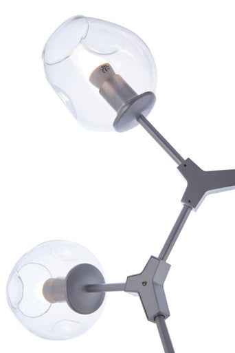 Abira 5 Arm Silver Finish Pendant Light