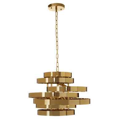 Alana 4 Bulb Gold Finish Pendant Light