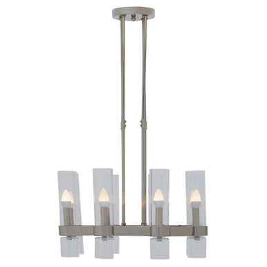 Alexis 8-Light Nickel Finish Ceilingt Light