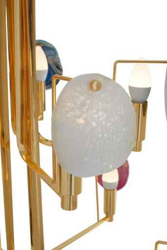 Glamour Agate 10-light Celing Light