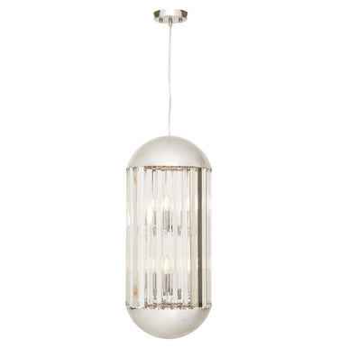 Kensington Townhouse Chrome Finish 6 Bulb Pendant Light