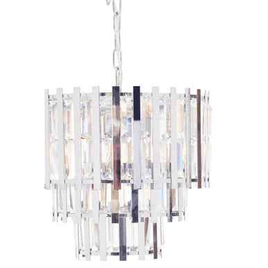 Babylon Eight Bulb Chrome Chandelier