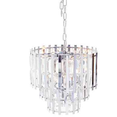 Babylon Eight Bulb Chrome Chandelier