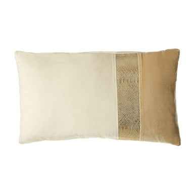 Bosie Kensington Townhouse Cream And Gold Rectangular Cushion