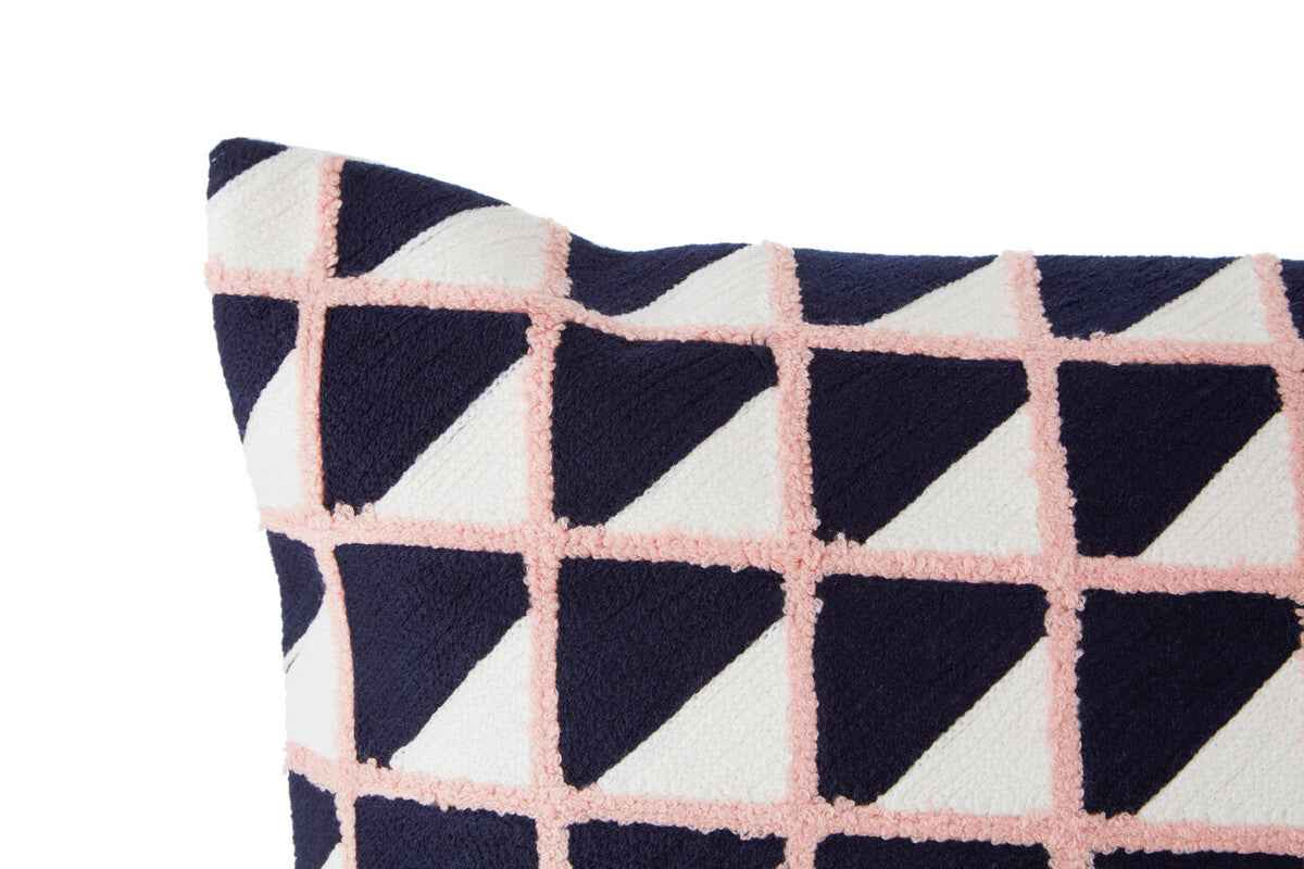 Bosie Ozella Grid Design Cushion