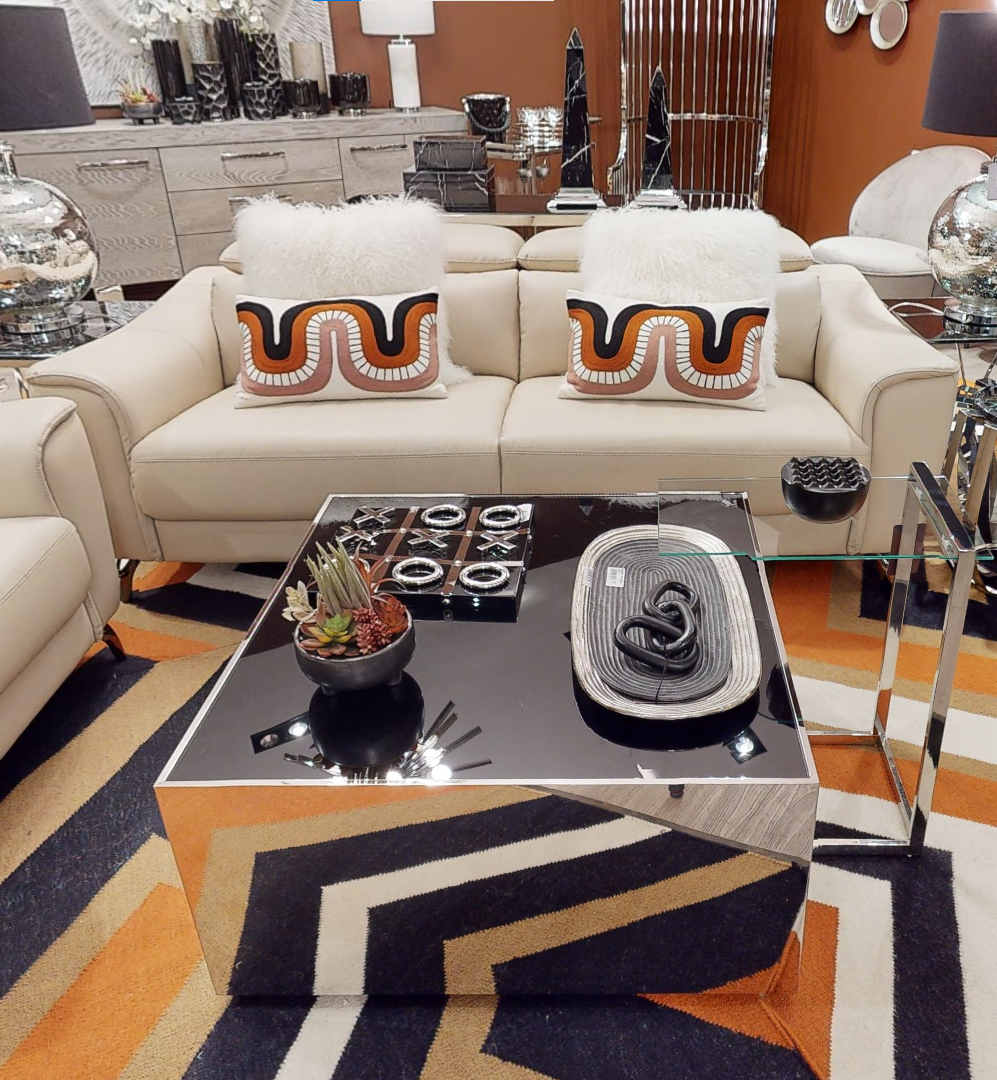 Bosie Ozella Curve Pattern Rectangular Cushion