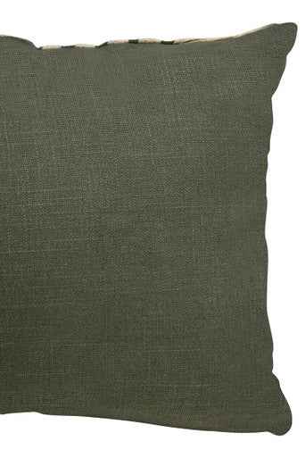 Bosie Ozella Natural And Green Rectangular Cushion