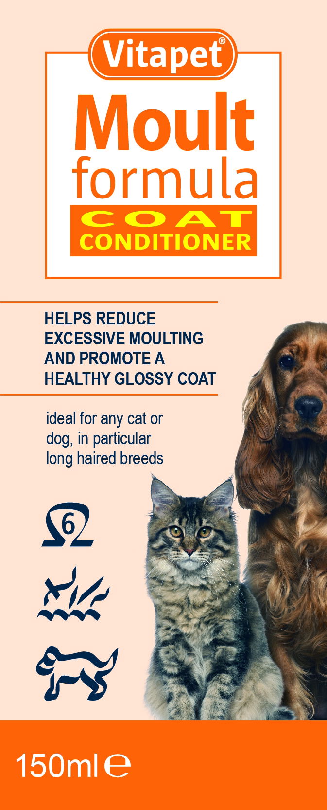 Vitapet Dog Moult Formula Coat Conditioner 400ml