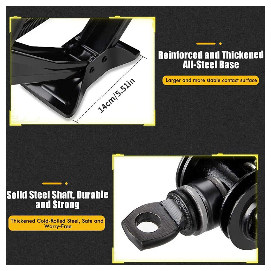 2.5T Scissor Jack + Extendable Wheel Wrench Brace Socket Car Van Tire Hand Tool