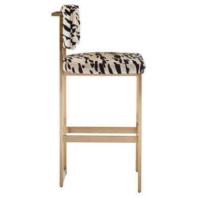 Manhattan Tiger Print Bar Stool