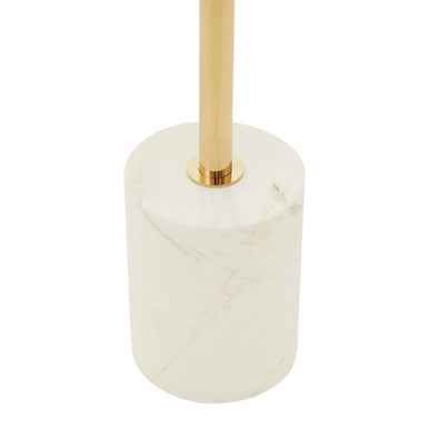 Oria White Marble End Table