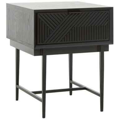 Jakara Black Finish Side Table