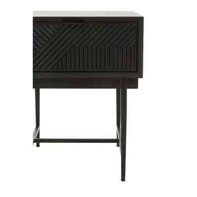 Jakara Black Finish Side Table