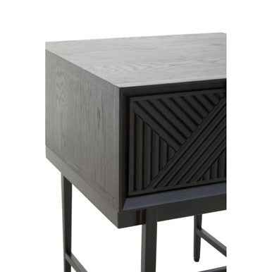 Jakara Black Finish Side Table