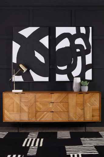 Jakara Sideboard With Metal Legs