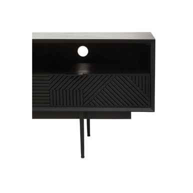 Jakara Black Finish Wooden Media Unit