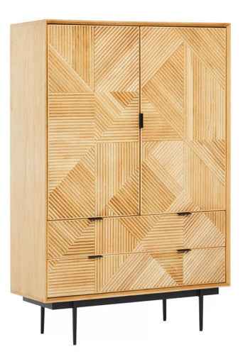 Jakara Natural Wooden Cabinet