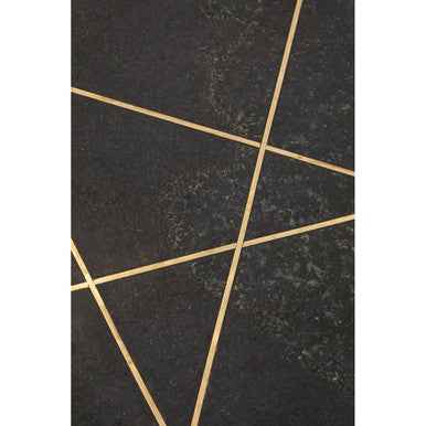 Rabia Coffee Table With Black Marble Top