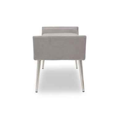 Gilden Grey Bench With Angular Base