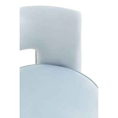 Yasmeen Blue Velvet Swivel Chair