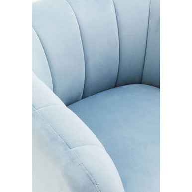 Yasmeen Blue Velvet Armchair