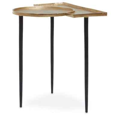 Simbolo Gold Top Side Table